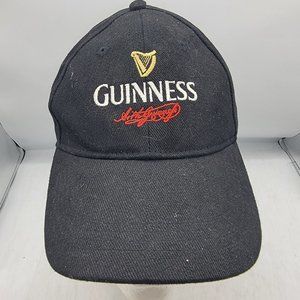 Guinness Beer Black Hat Cap Adjustable Comfort Lightweight Casual Outdoors